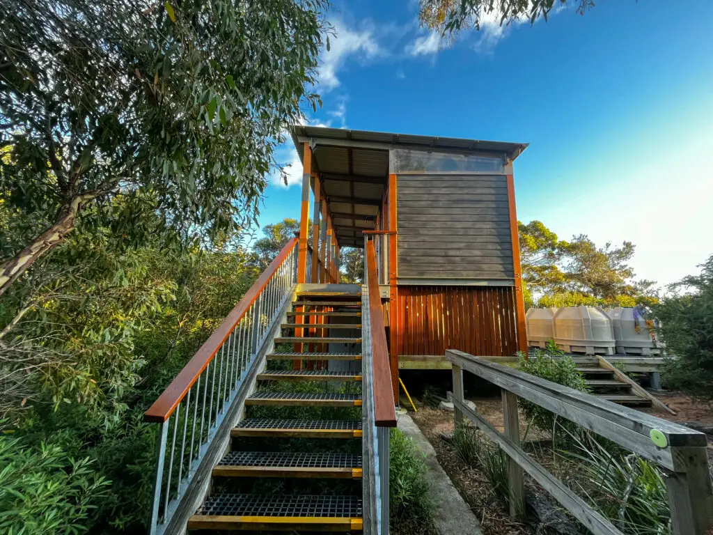 toilet building on the Three Capes Track
